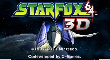 StarFox 64 3D (Japan) screen shot title